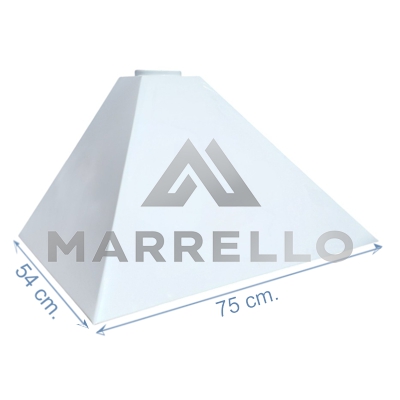 CAMPANA DE COCINA: 75 CM DE FRENTE SIN ZÓCALO